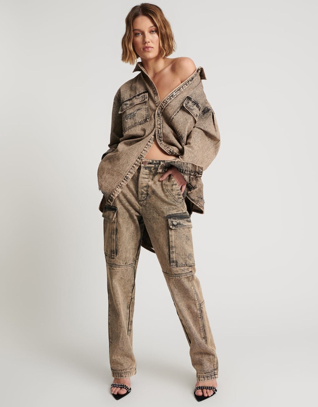 ONE TEASPOON - Rust Cargo Motion Pants