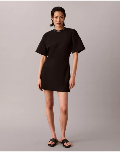 Calvin Klein Jeans - Logo Rib Interlock Dress