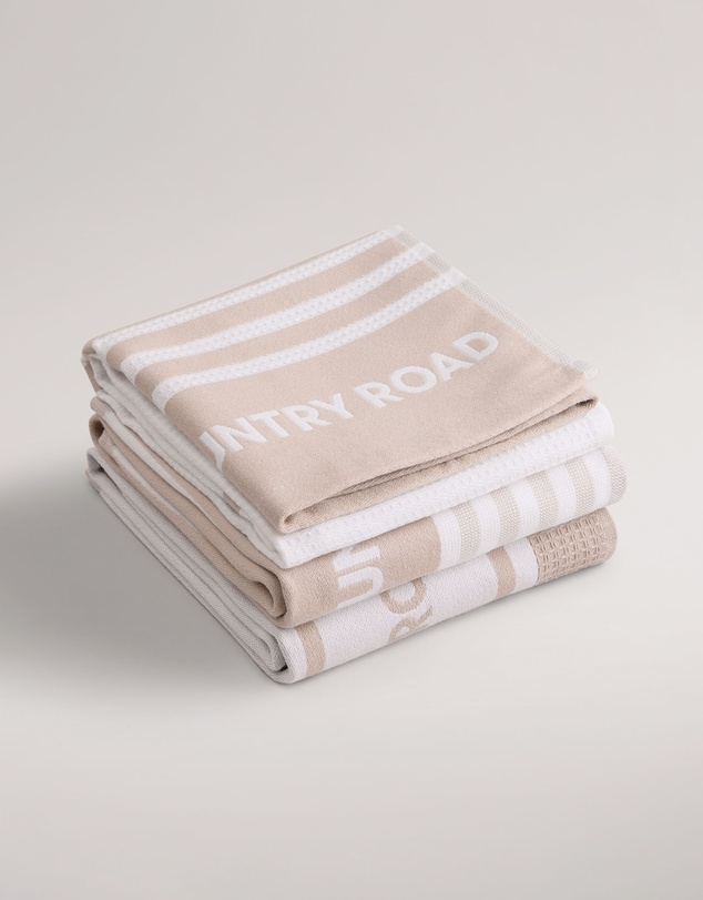 Country Road - Aeri Australian Cotton Tea Towel Pack Of 3