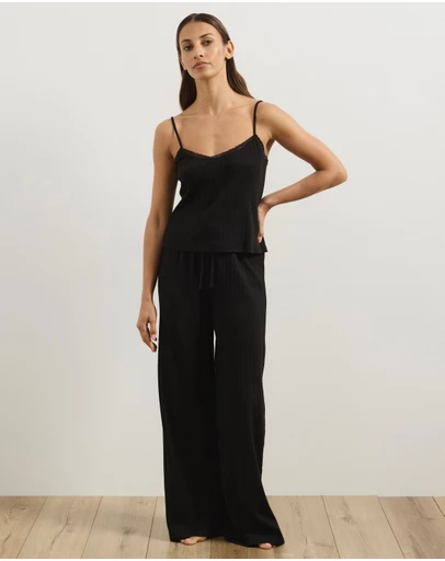 Atmos&Here - Melody Pointelle Cami & Pants Pyjama Set