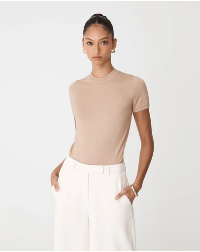 Forcast - Catherine Short Sleeve Knit