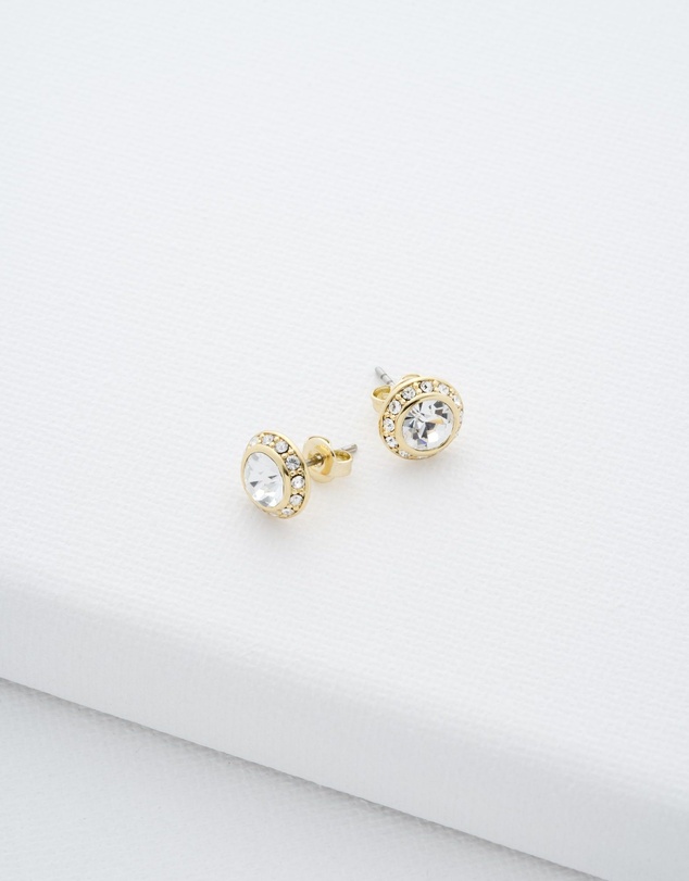 Ted Baker - Soletia Solitaire Sparkle Crystal Stud Earrings