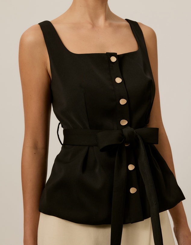 Tussah - Alexandra Tailored Scoop Neck Top