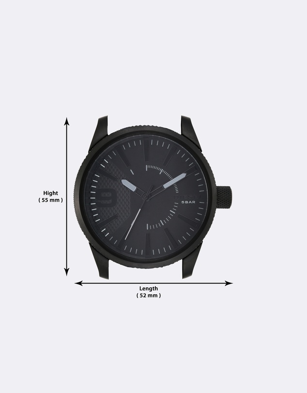Diesel - Rasp Black Analogue Watch