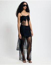 Lover - Malina Layered Lace Tunic Top