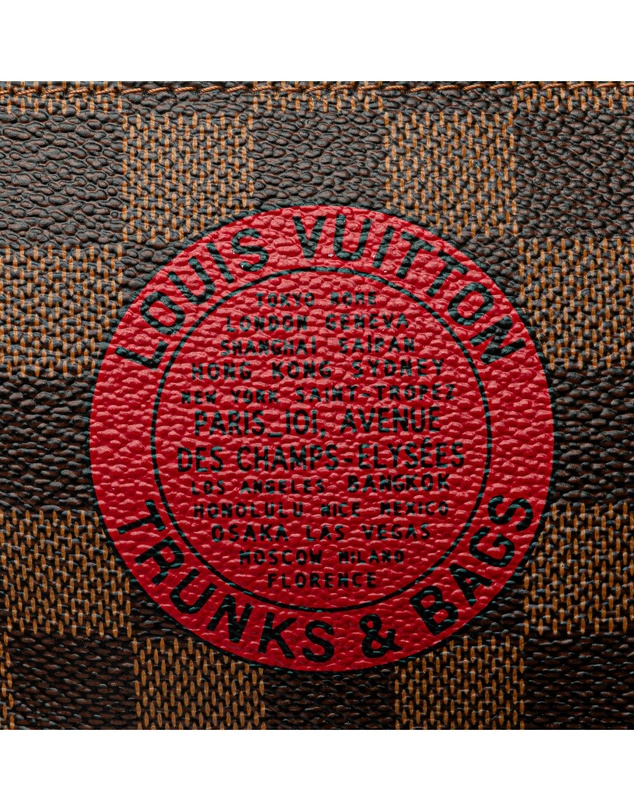 Pre-Loved by Azura Reborn - Pre-Loved louis vuitton Compact Accessory with Checkered Pattern and Embellished Patch