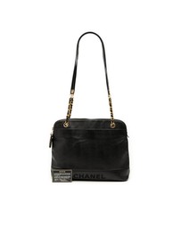 Pre-Loved by Azura Reborn - Pre-Loved Caviar Logo Chain Shoulder Bag