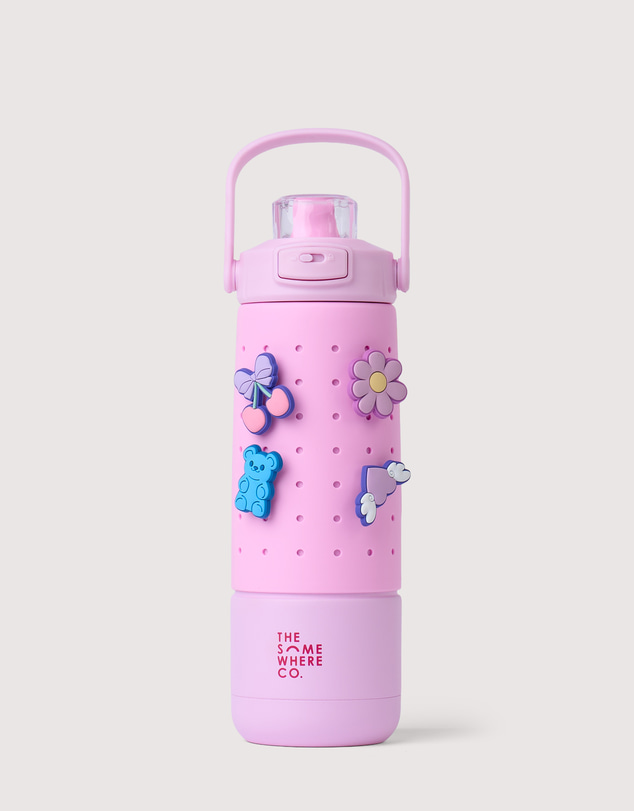 The Somewhere Co - Strawberry Charmer Water Bottle