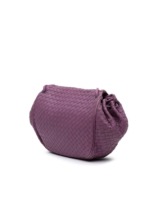 Bottega Veneta - Pre-Loved Nappa Intrecciato Flap Crossbody