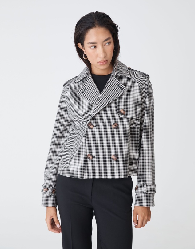 Forcast - Flynn Cropped Trench Coat
