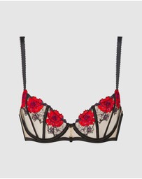 Ann Summers - Caged Rose Non-Padded Balcony Bra