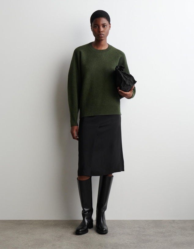 COS - Rounded Double-Faced Wool Jumper