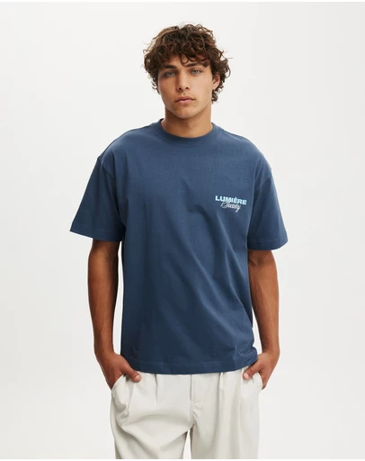 Cotton On - Box Fit Text T-Shirt