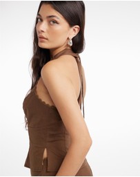 Dazie - Nora Halter Top