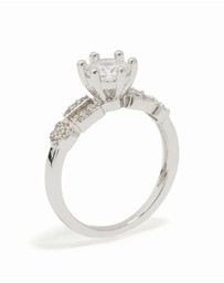 Lovisa - Silver Cubic Zirconia Small Round Ring