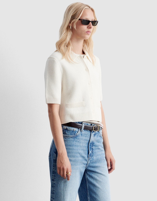 & Other Stories - Knitted Short-Sleeve Cardigan