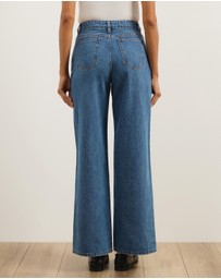 Atmos&Here - Kendal Mid Rise Relaxed Jeans