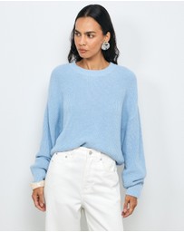 AERE - Cotton Cashmere Blend Relaxed Jumper