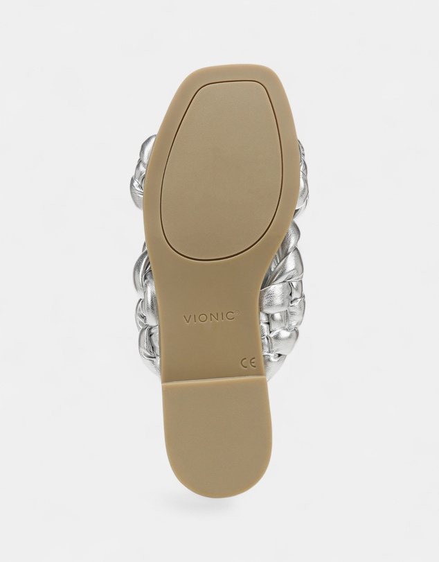 Vionic - Kalina Slide Sandal - Silver Metallic