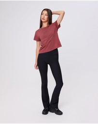 Upstate - Urban Box Tee - Washed Warm Cherry