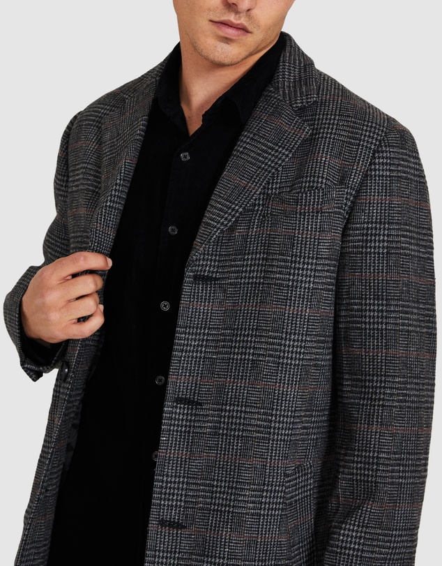 Arvust - Jonas Check Overcoat