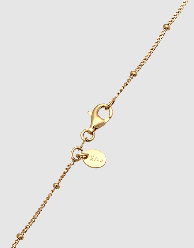 Elli Jewelry - Baroque Pearl Pendant Necklace in Gold-Plated 925 Silver