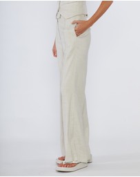Amelius - Sofia Linen Twill Wide Leg Pants