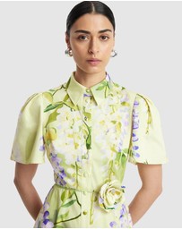 LEO LIN - Bianca Short Sleeve Midi Dress