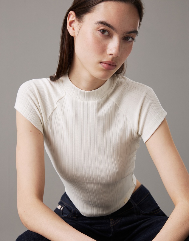 Calvin Klein Jeans - Slim Textured Rib T-Shirt