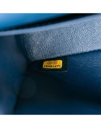 Pre-Loved by Azura Reborn - Pre-Loved Medium Classic Glazed Calfskin Camellia Double Flap