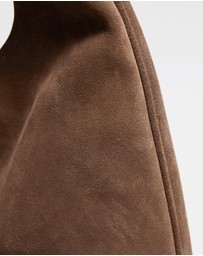 & Other Stories - Large Suede Tote - Brown