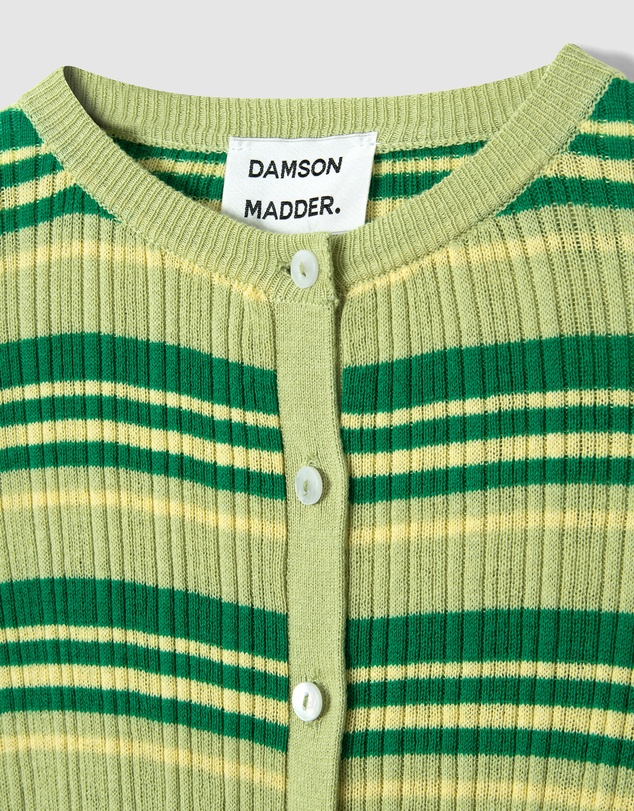 Damson Madder - Anelis Cotton Merino Blend Cardigan