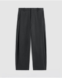 COS - Pleated Cotton Relaxed-Fit Wide-Leg Trousers