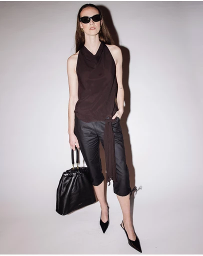 Minima Esenciales - Calla Halter Tie Top