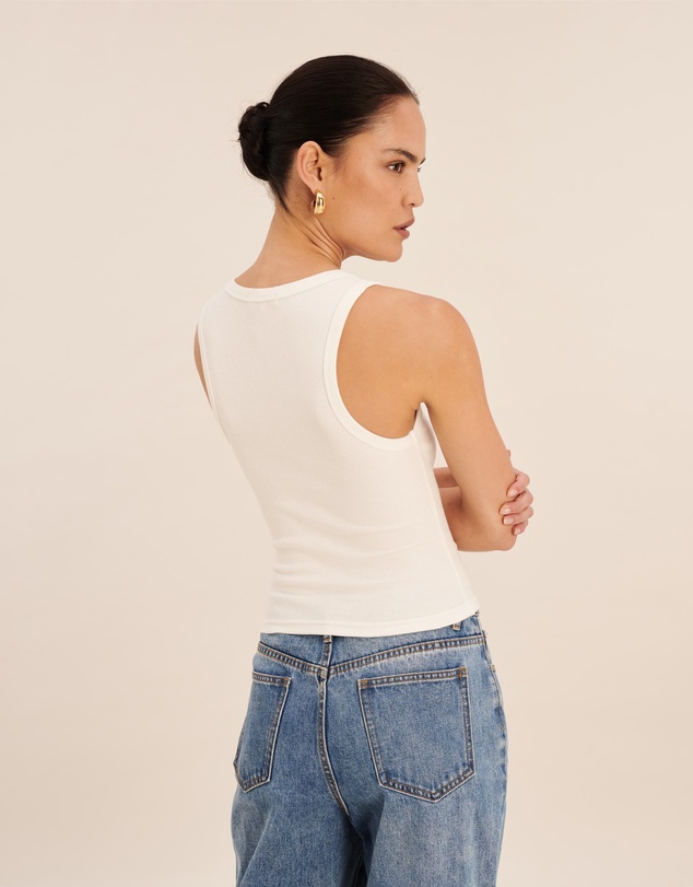 AERE - Organic Cotton Scoop Tank