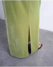 TOPSHOP - Co-ord Velvet Maxi Skirt
