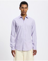 Scotch & Soda - Seasonal Core Solid Slim-Fit Poplin Shirt