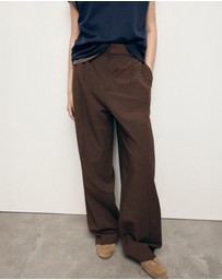 M.N.G - Low-Rise Wide-Leg Trousers