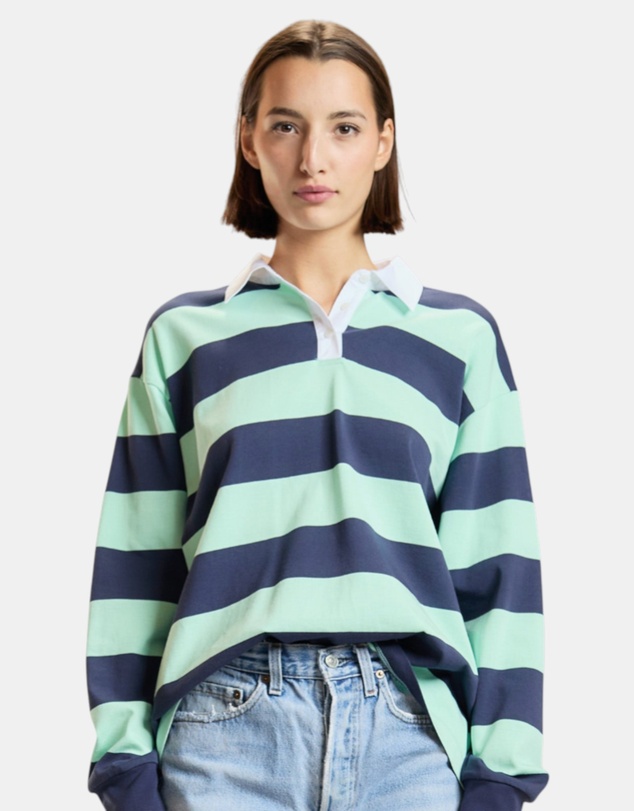 Cynthia Rowley - Striped Cotton Rugby Shirt