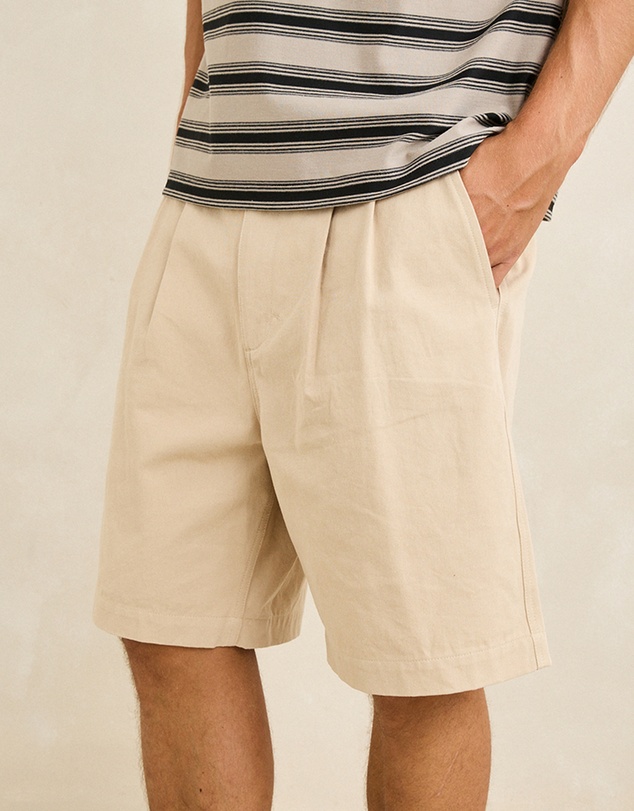 Rhythm - Double Pleat Twill Short