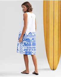 Binny - Blue Crush Mini Dress