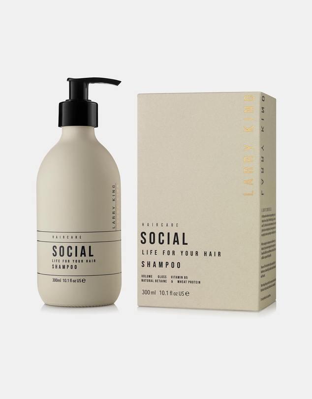 Larry King Haircare - Social Life Shampoo Bottle