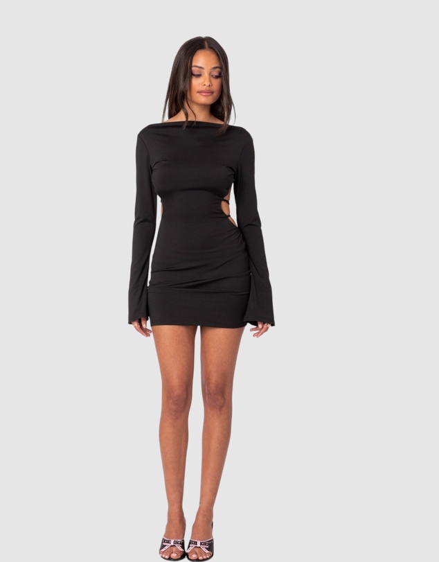 EDIKTED - Nessa Strappy Back Mini Dress
