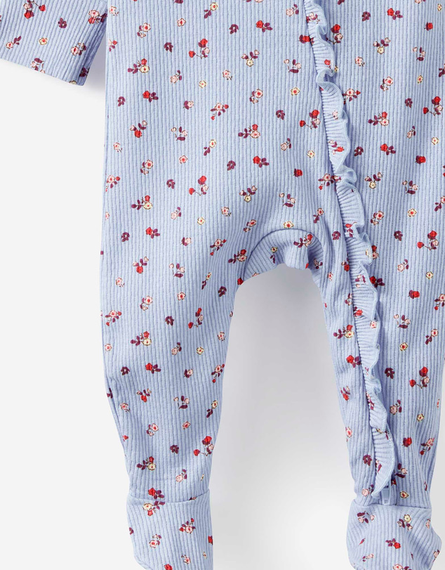 Cotton On Kids - Littlie Organic Long Sleeve Zip Romper