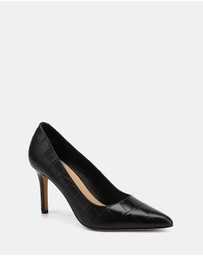 Wittner - Ravyn Croc Embossed Leather Pumps