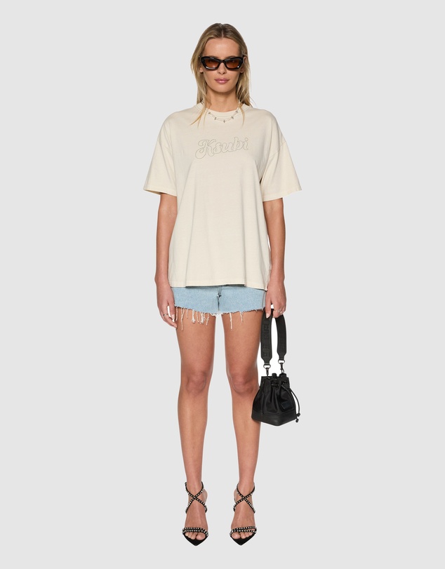 Ksubi - Sketch Oh G Tee Slice Ecru