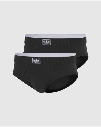 adidas Originals - 2 Pack Comfort Cotton Rib Hip Brief