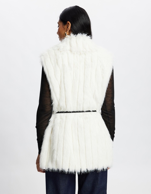 Honey and Beau - Farrah Faux Fur Vest