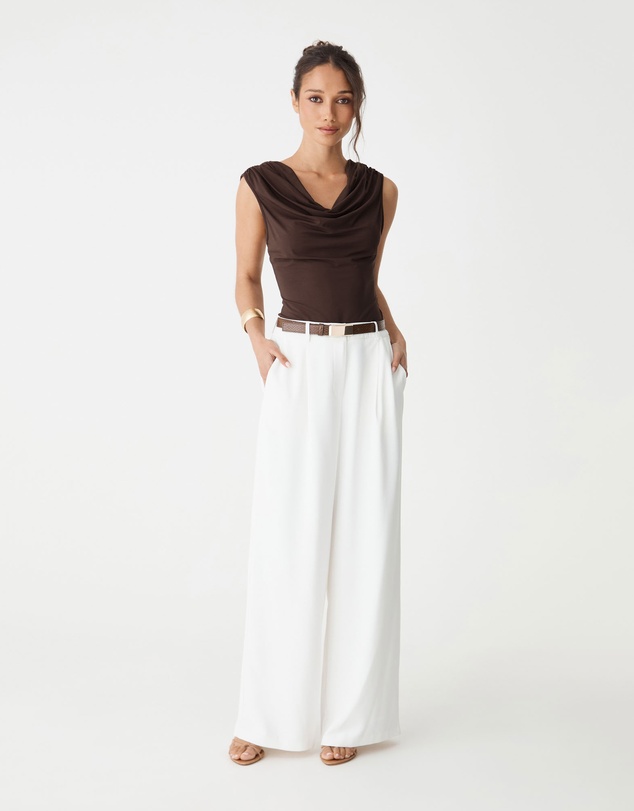 Forcast - Shayna Bamboo Cowl Top