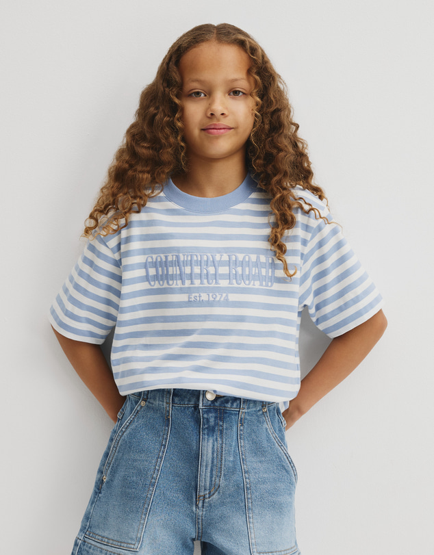 Country Road - Teen Australian Cotton Short Sleeve Relaxed Heritage T-shirt